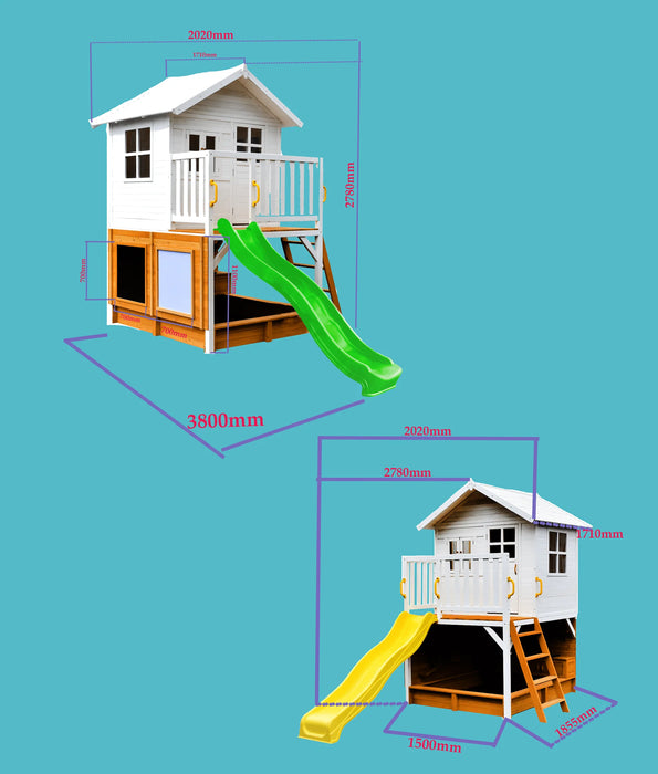 Kidzshack Inspiration Shack Cubby House
