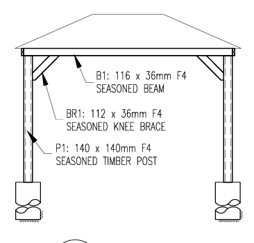 Yardtopia Maryborough 3m x 3.6m Timber & Steel Double Hip Roof Gazebo