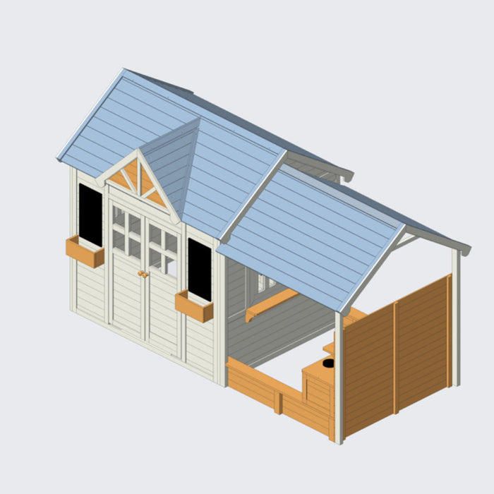 Kidzshack Country Shack Cubby House