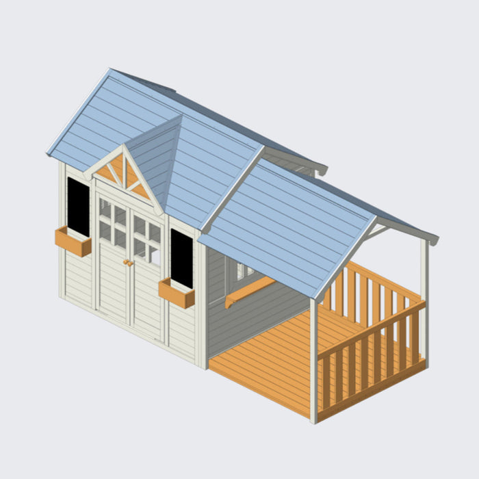 Kidzshack Country Shack Cubby House