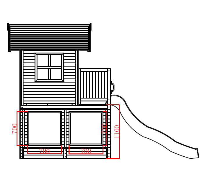 Kidzshack Inspiration Shack Cubby House