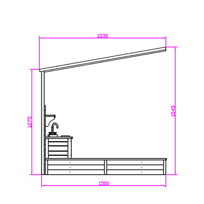 Kidzshack Jolly Shack Cubby House