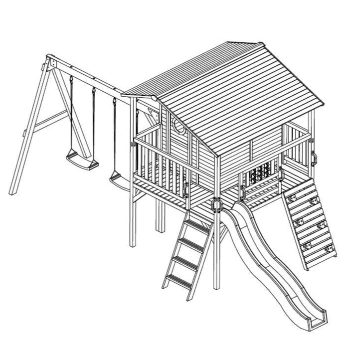 Kidzshack Sweet Shack Cubby House