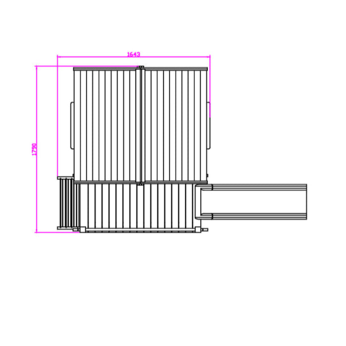 Kidzshack Happy Shack Cubby House