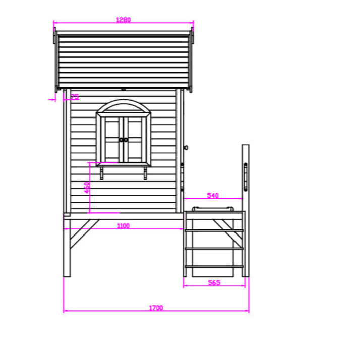 Kidzshack Happy Shack Cubby House