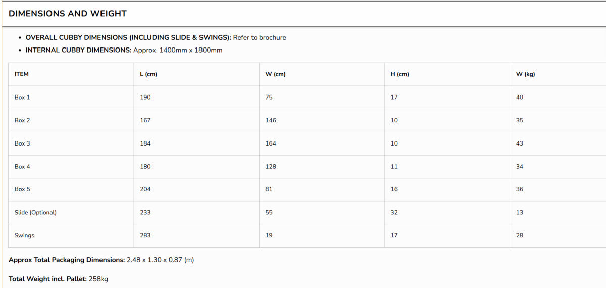Kidzshack Jolly Shack Cubby House