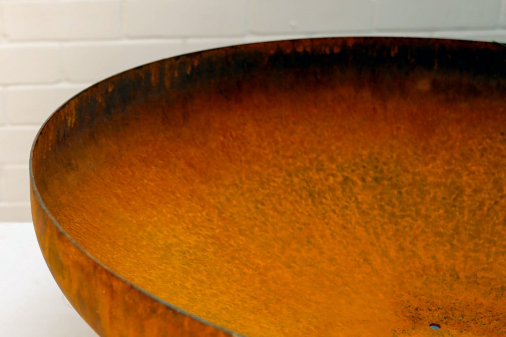 The Roma Fire Pit, Half-Grill and Lid Bundle